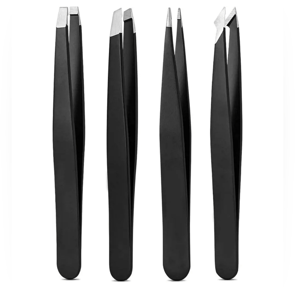 Black Precision Tweezers‎ Set
